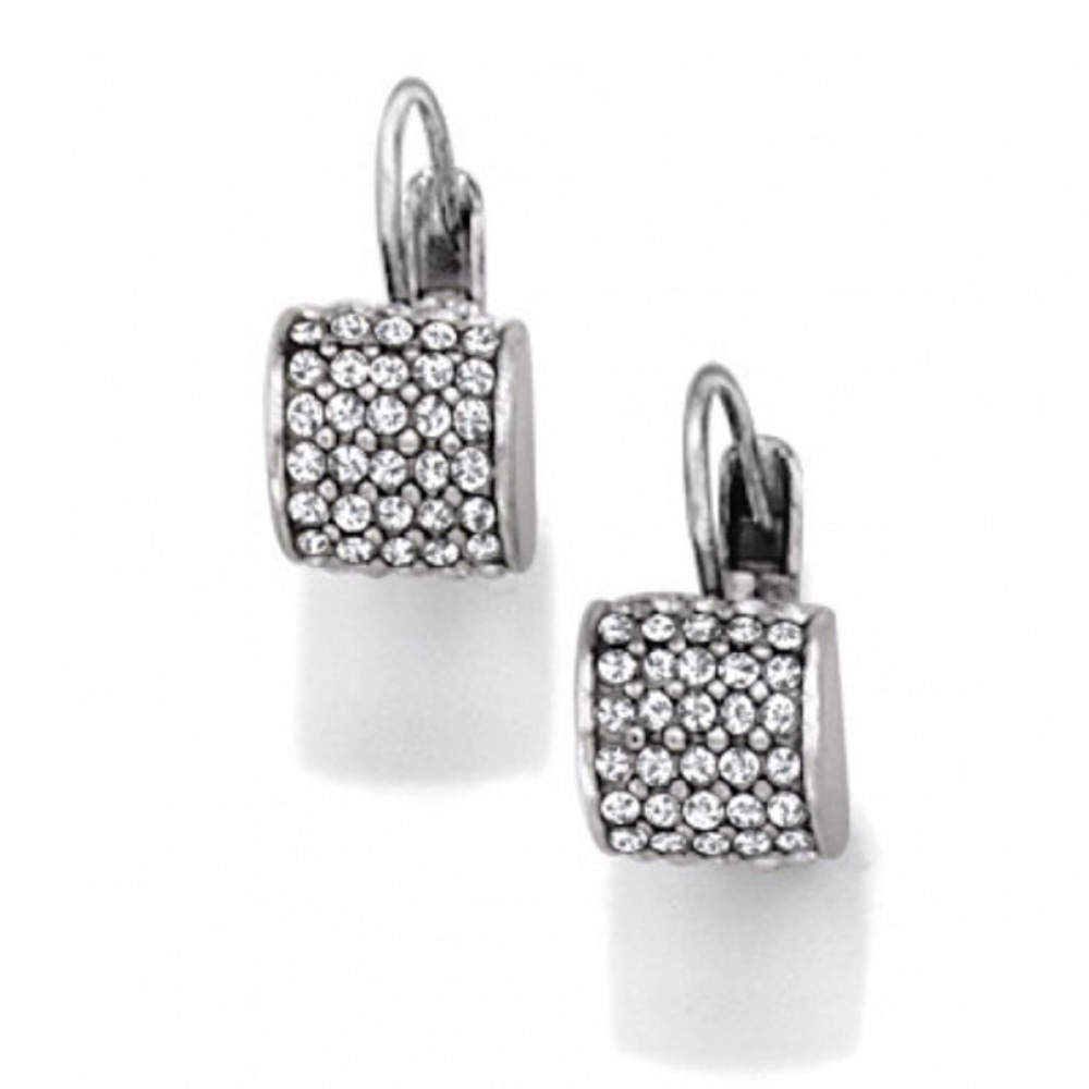 Brighton Meridian Leverback Earrings Silver